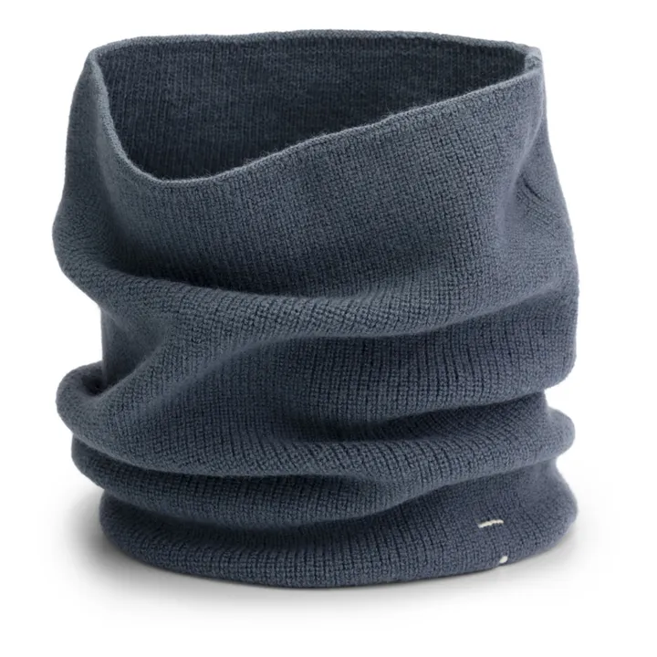 Gray Label Snood en Maille | Bleu gris