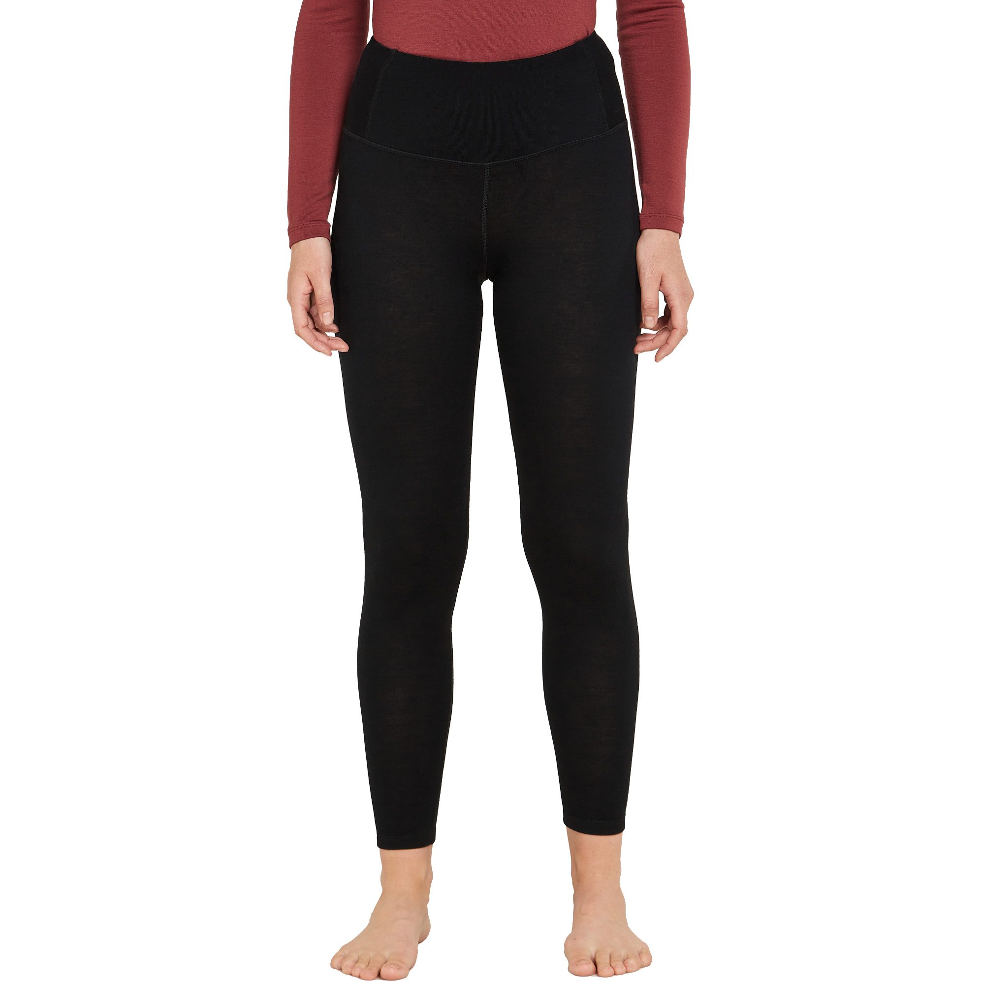 Icebreaker 260 Tech High Rise Leggings Damen schwarz