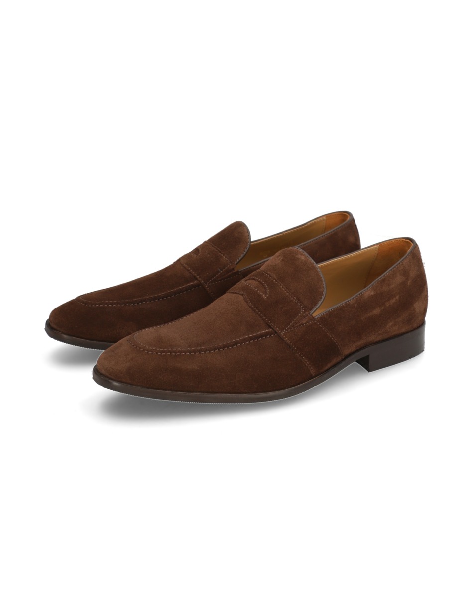 Veloursleder Slipper