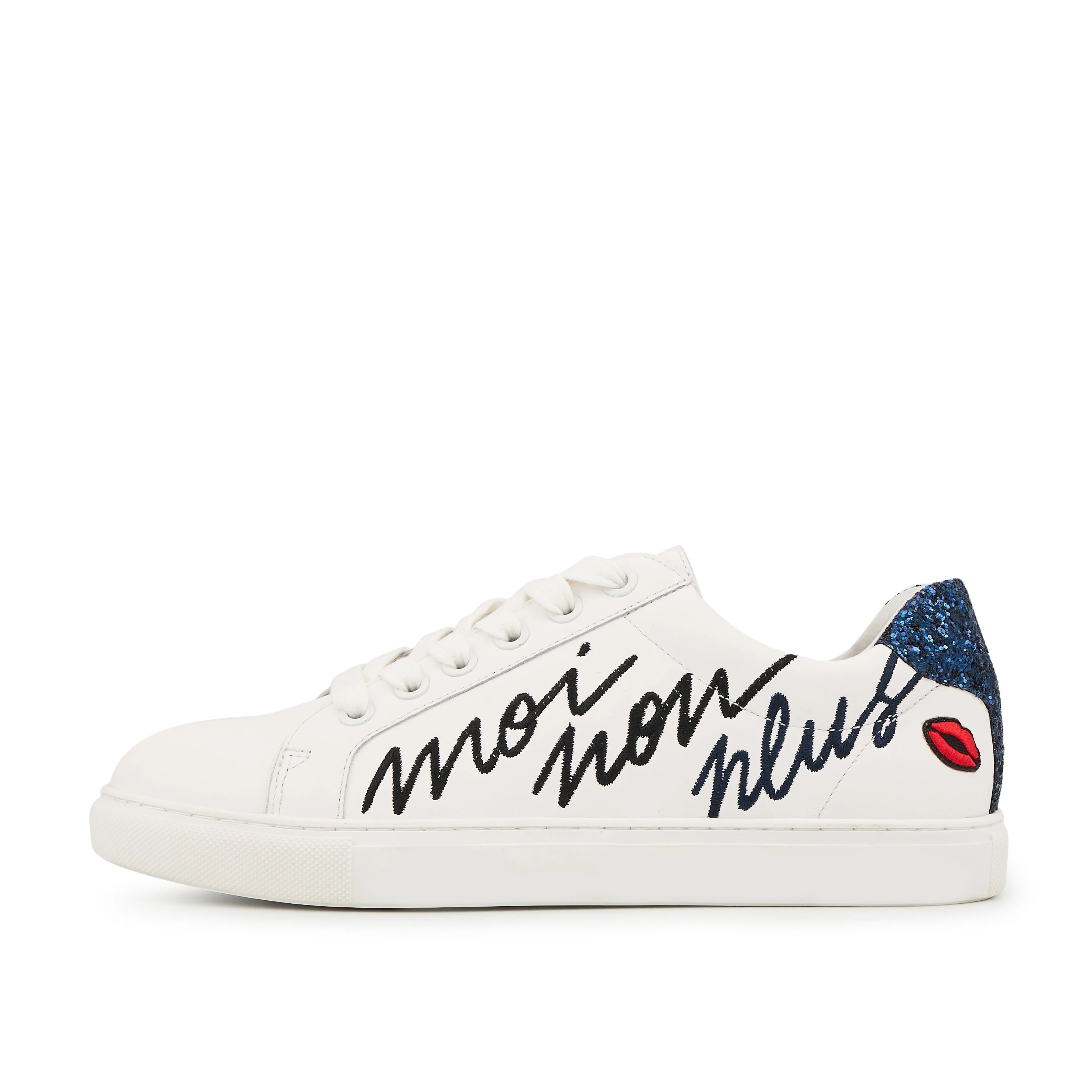 SIMONE MOI NON PLUS - Sneakers en cuir | Blanc