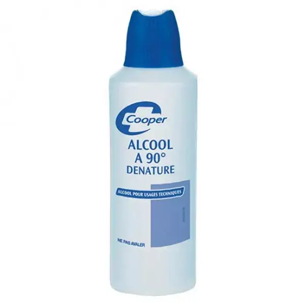 Álcool desnaturado Cooper 90° 125ml