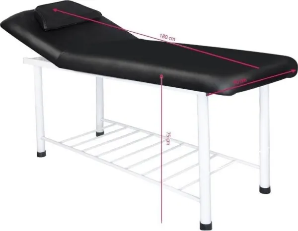 Activeshop LEŻANKA DO MASAŻU 812 BASIC CZARNA