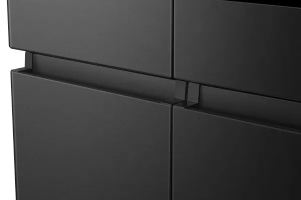Hisense RQ760N4IFE - Køleskab/fryser - frans dør-bundfryser med vanddispenser, isdispenser - Wi-Fi - bredde: 91.4 cm - dybde: 72.5 cm - højde: 178.5 cm - 577 liter - Klasse E - sort