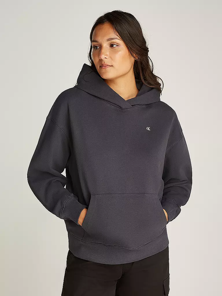 CALVIN KLEIN JEANS Kapuzensweater - Hoodie grau