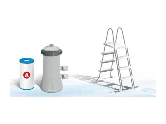 Piscine tubulaire Prism Frame ronde 3,66 x 1,22 m - Intex