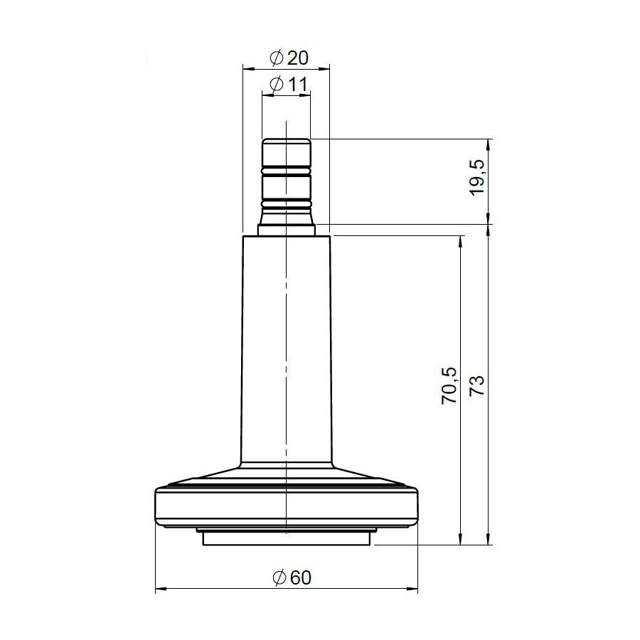 Stuhlrollen STATO-M Metall, Kunststoff hjh OFFICE