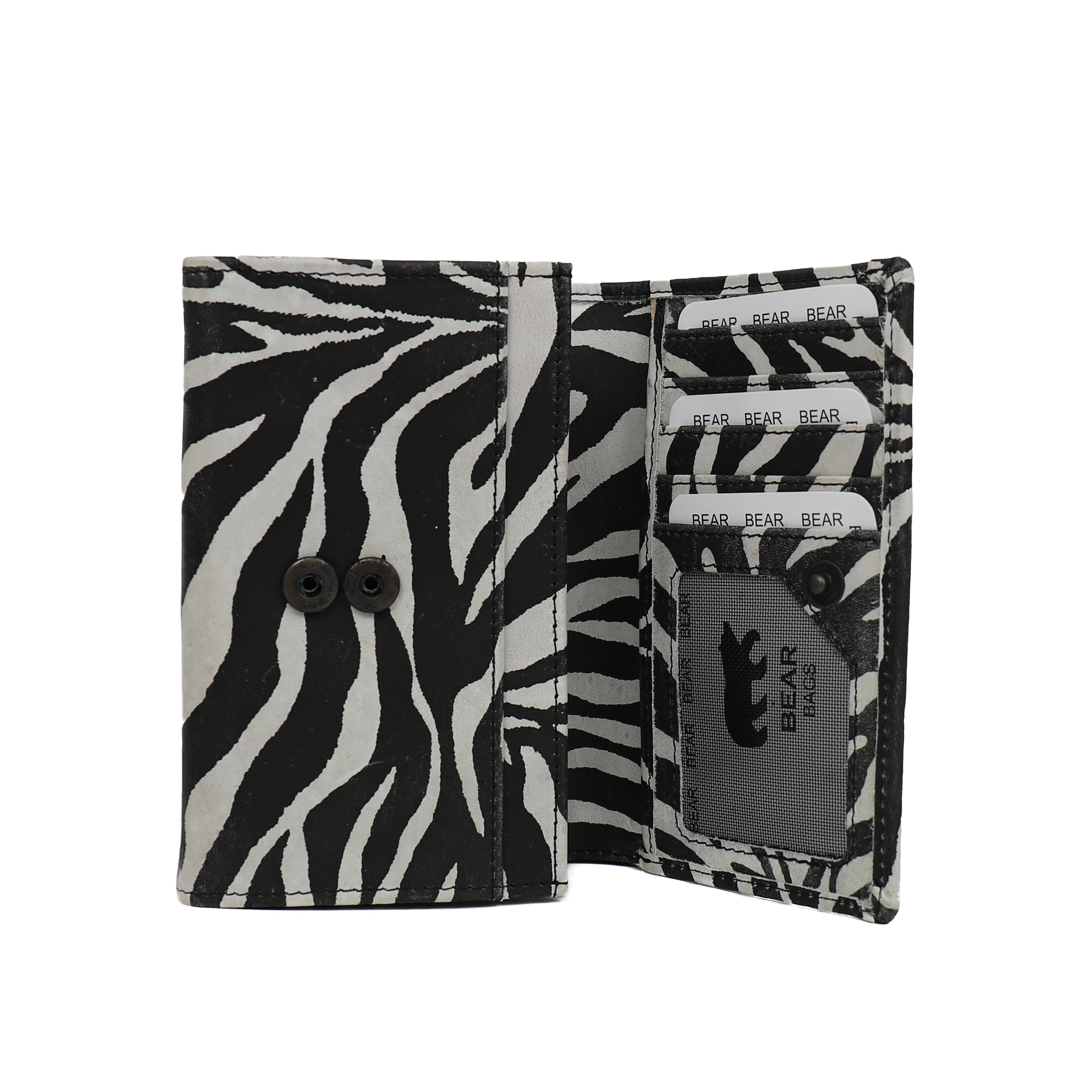 Overslag portemonnee 'Sweety' zebra Zebra