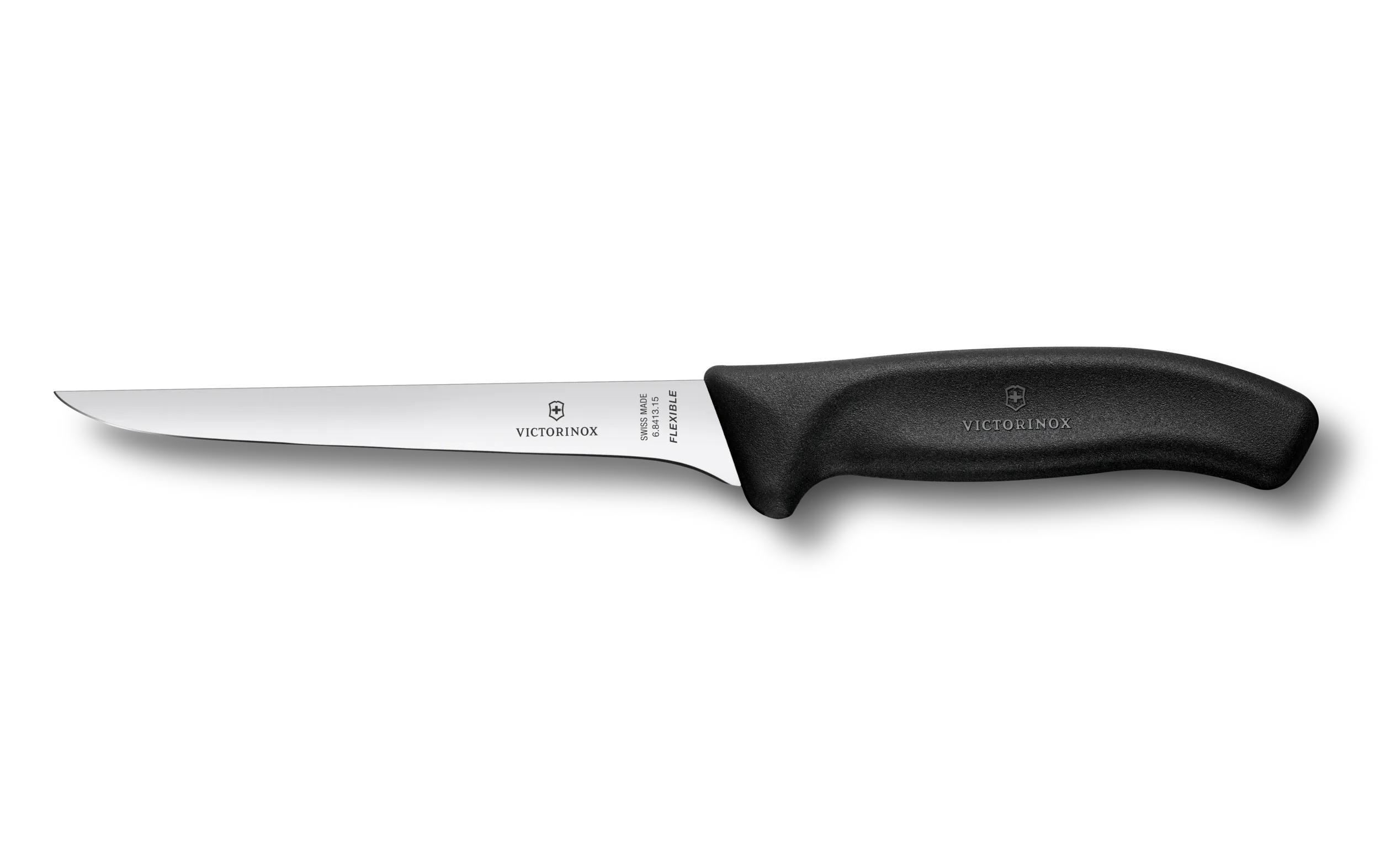 Ausbeinmesser Swiss Classic SchwarzPräzises Ausbeinmesser mit gebogener Klinge