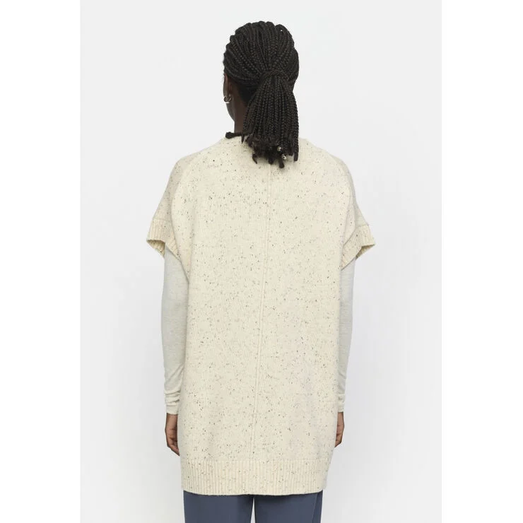 Soft Rebels SREmerald Vest Knit Arctic wolf melange