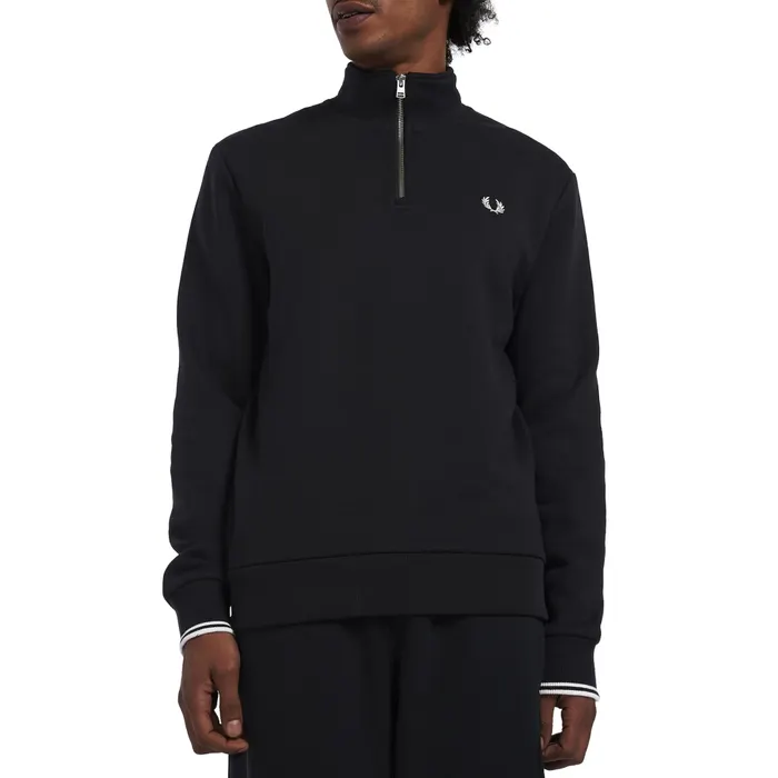 Fred Perry Half Zip Sweatshirt Heren