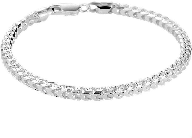Gourmette - 4,0 mm - Zilver - Sieraden Accessoires
