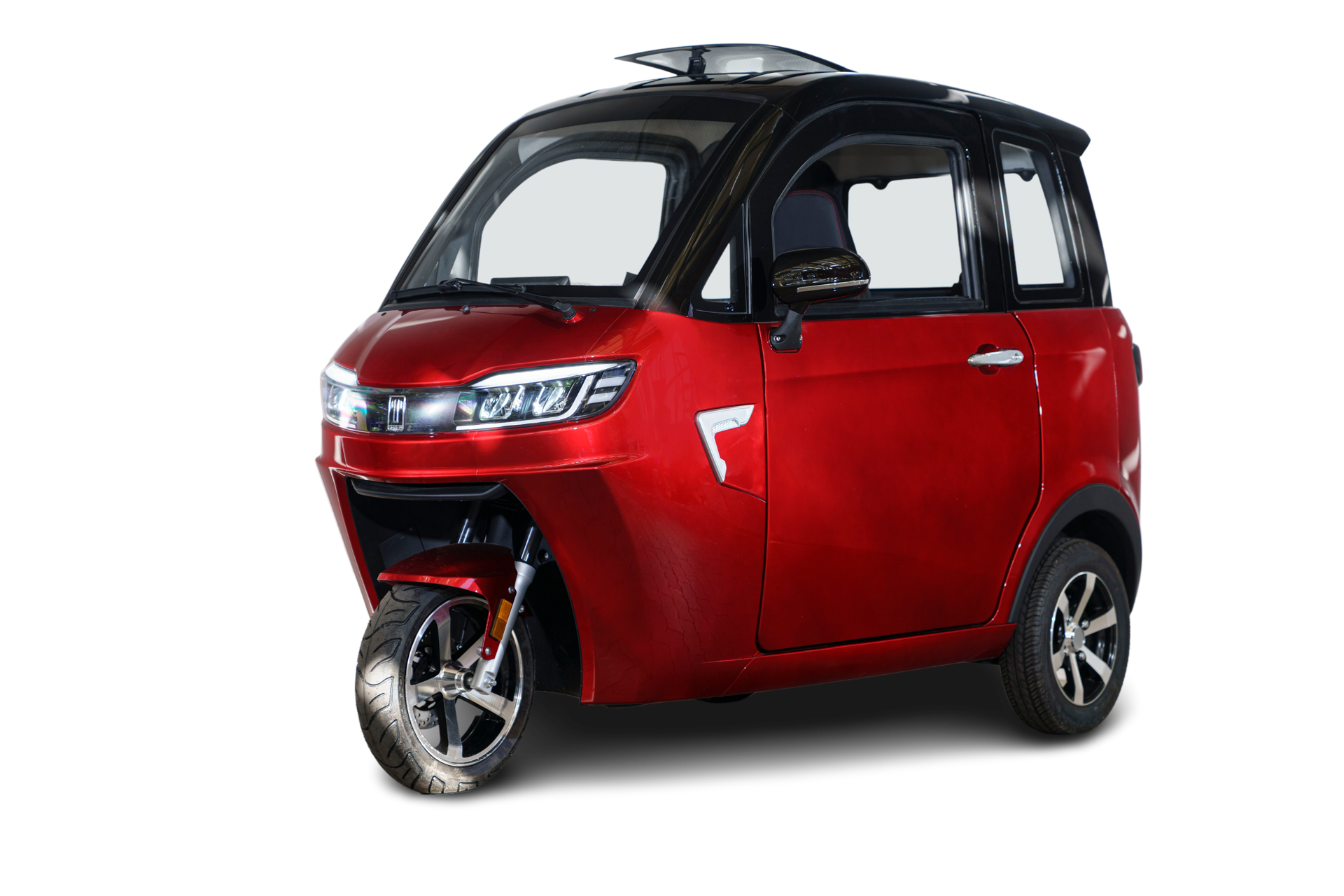 Stormborn V8 Kabinenroller - 45 km/h - 1,5 kW - Blei-Gel-Akku - dunkelblaumetallic