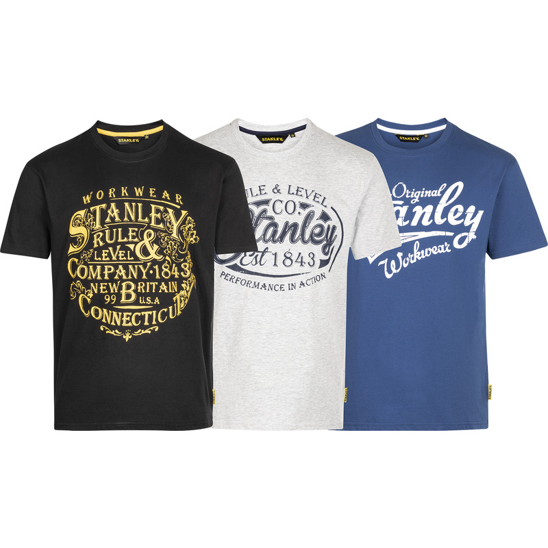 Stanley t-shirts per 3 stuks XL