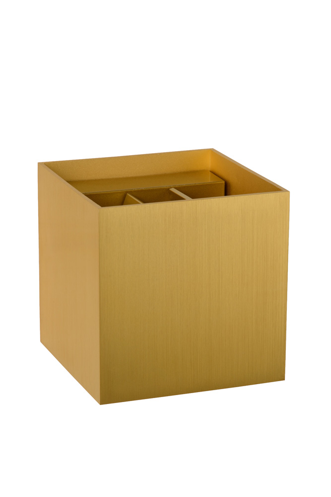 Lucide Xio wandlamp 10x10cm G9 goud mat