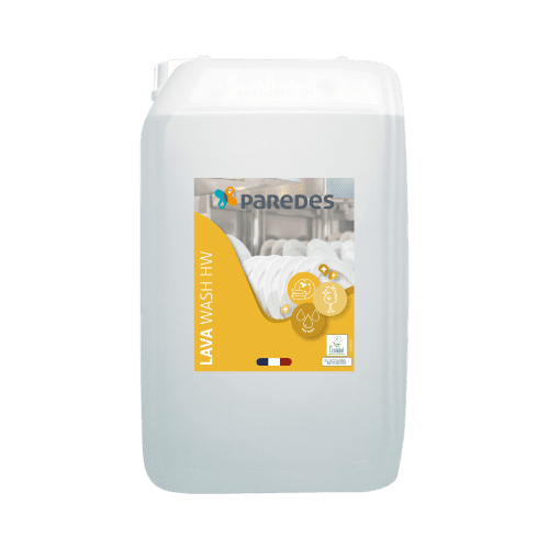 Nettoyant vaisselle machine eau dure Ecolabel Paredes Lava Wash HW bidon de 20L