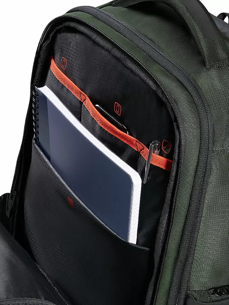 SAMSONITE Rucksack Biz2Go 15,6 Earth Green dunkelgrün