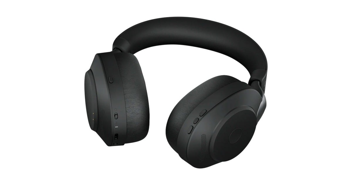 JabraEvolve2 85 over-ear headset  (Zwart, Microsoft Teams, USB-C)
