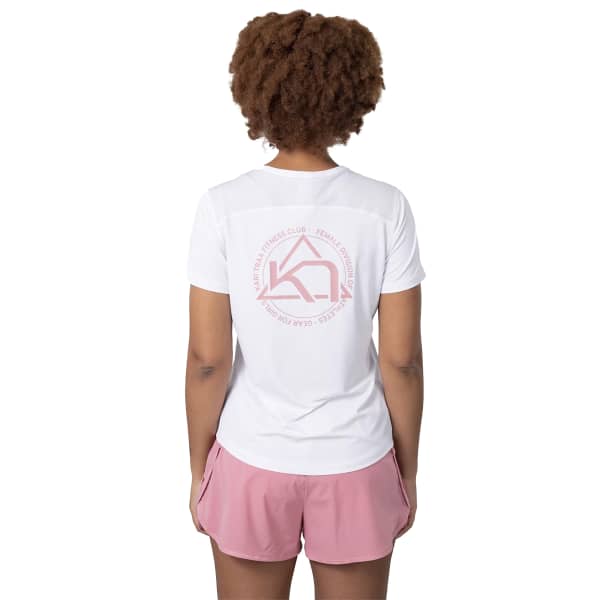 T-shirt running KARI TRAA VILDE ACTIVE TEE WHITE