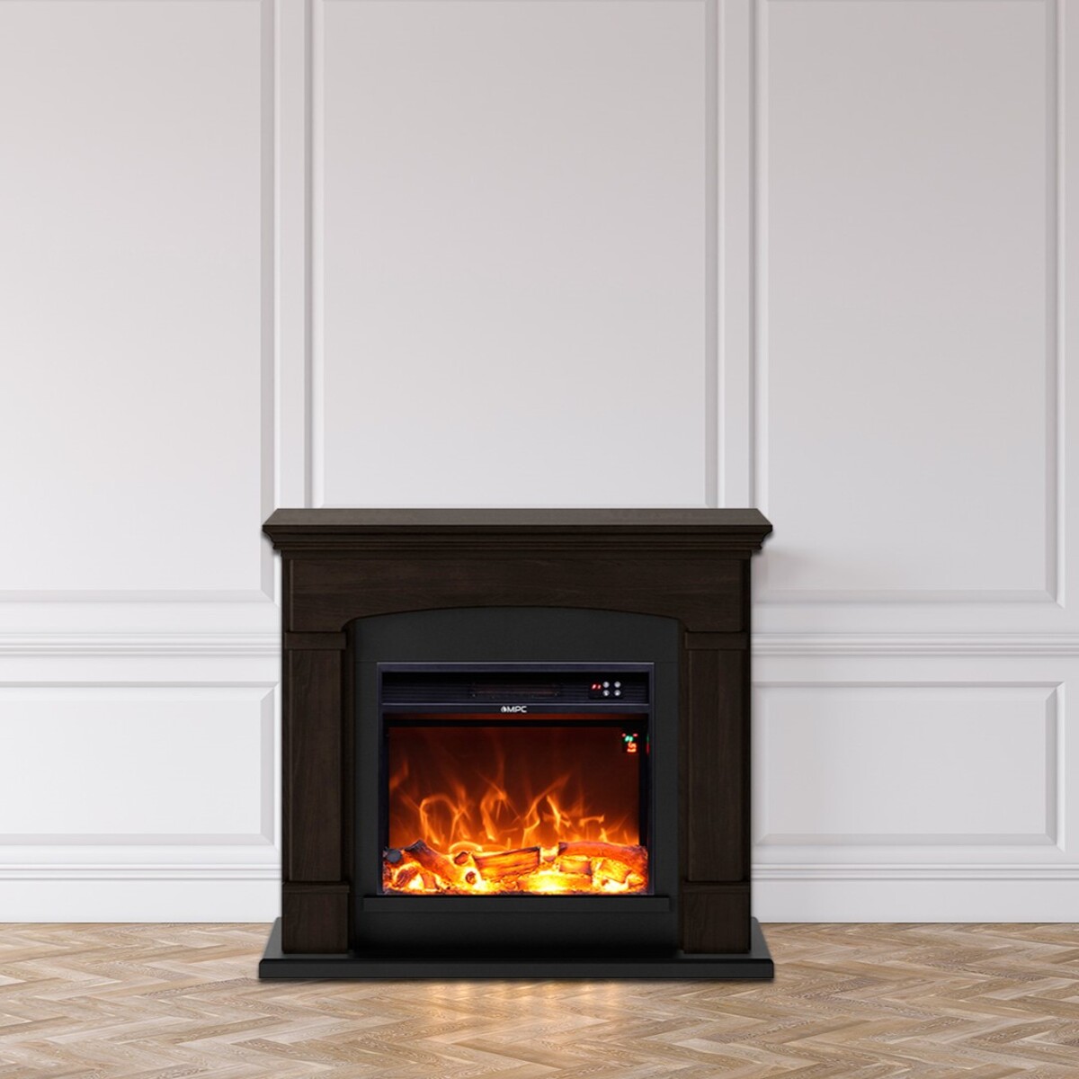Cheminee murale 1500w caminetto fuego monica wenghe