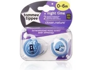 Tommee Tippee Night Time, Nat baby sut, Ortodontisk, Silikone