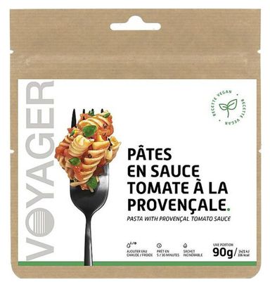 Repas Lyophilisé Voyager Pâtes en sauce tomate à la Provençale 90g