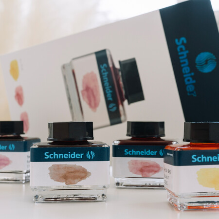Schneider Pastell-Tinte Geschenkset 2 Tintenglas