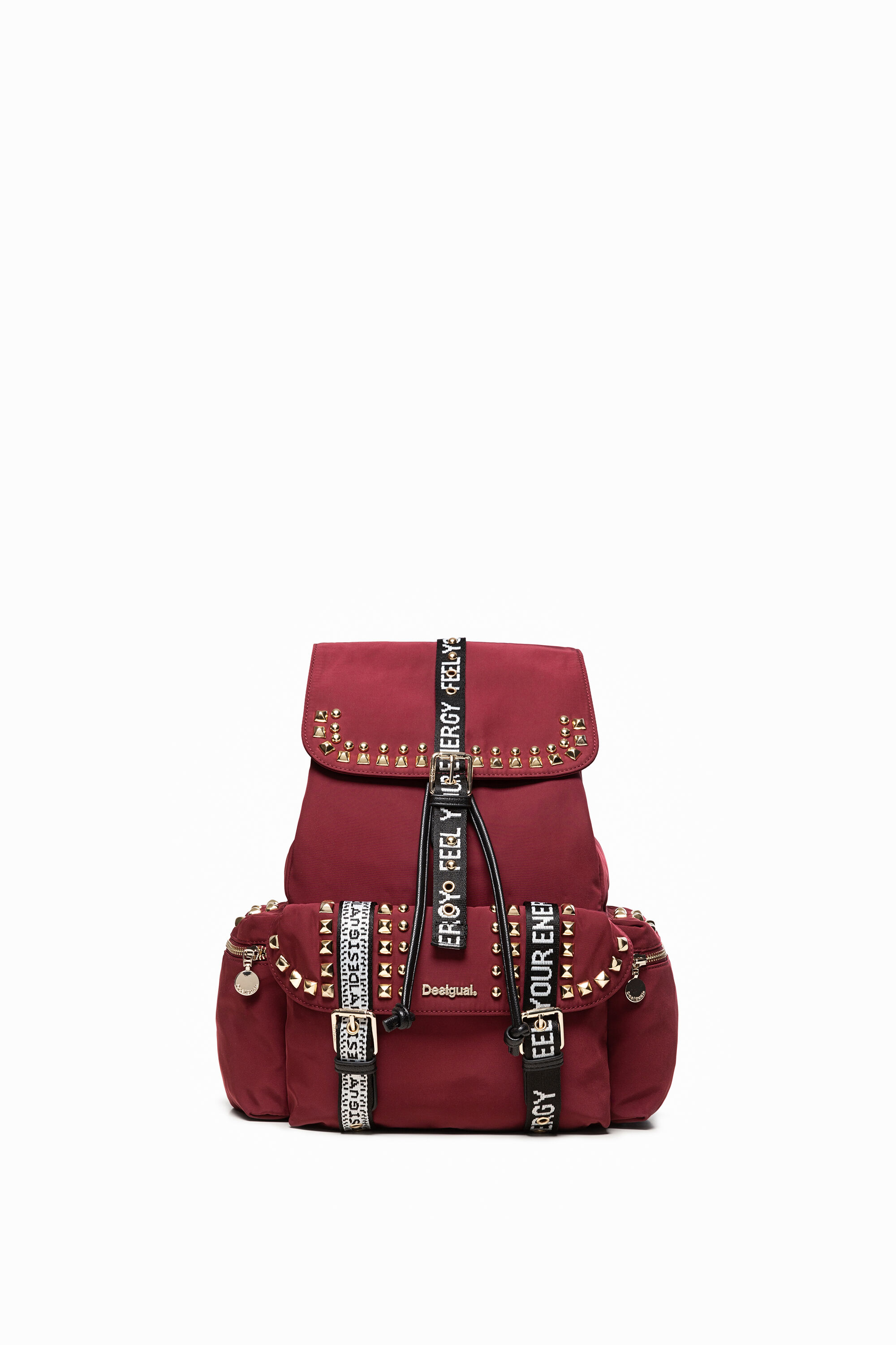 Letras de mochila tachas y correas