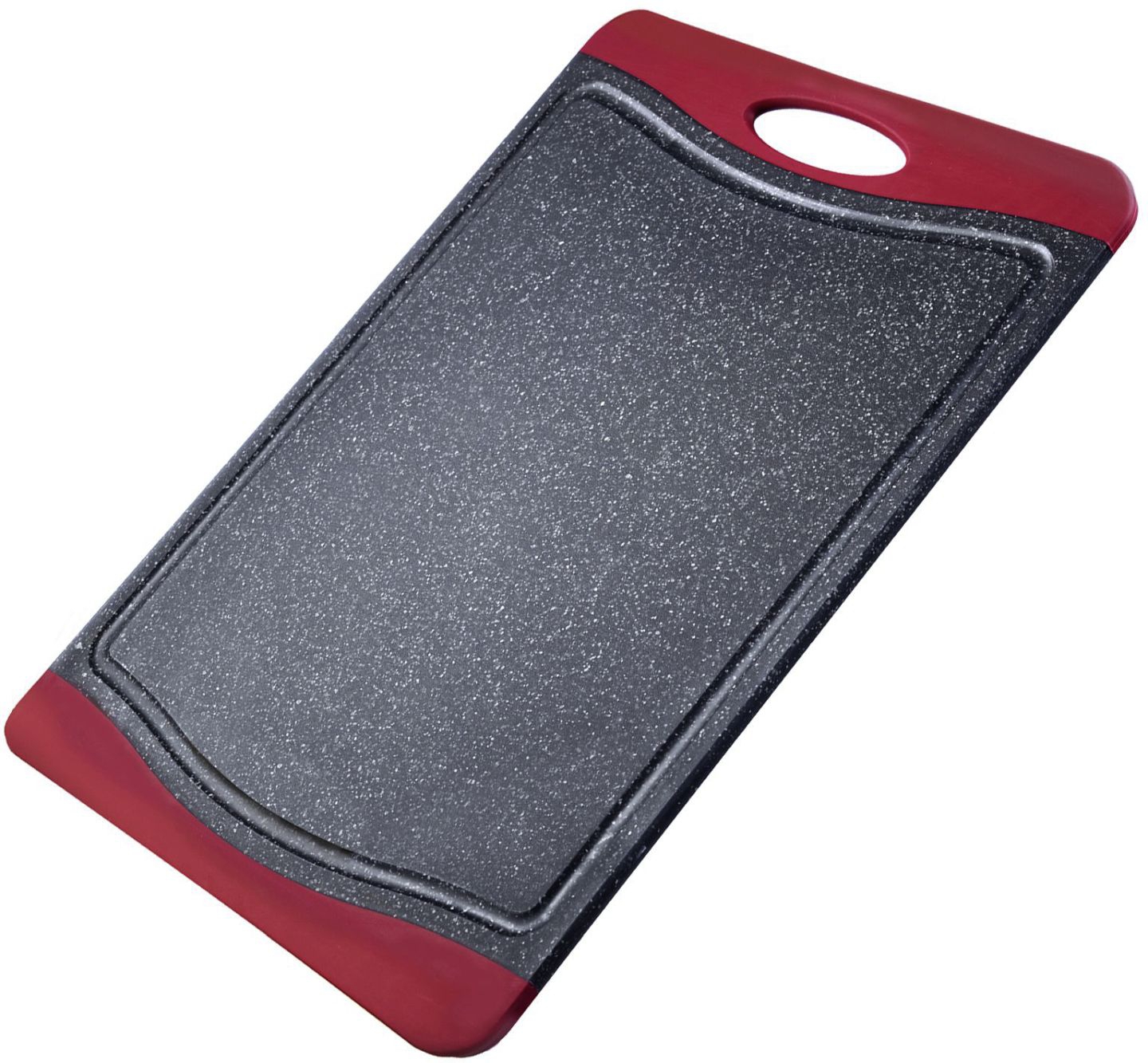 Westmark Schneidbrett 44,5 x 30 cm schwarz/rot
