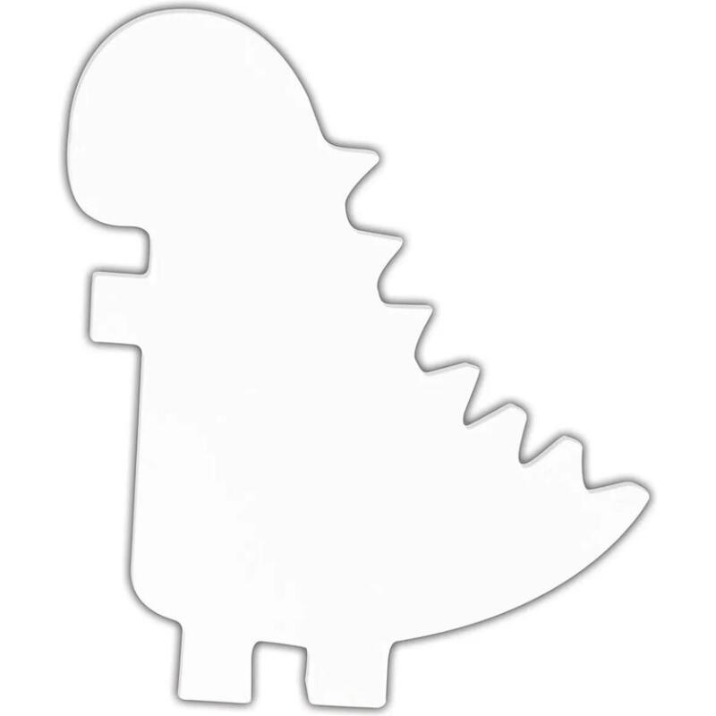 Symbole dinosaure 20.5cm - Blanc