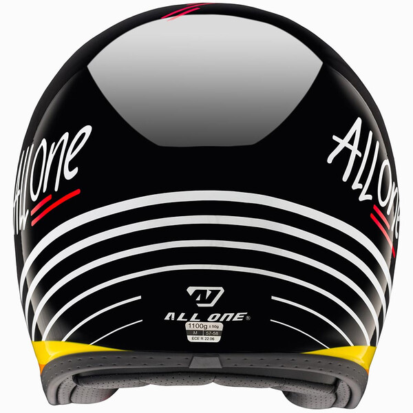 All One - Casque Alamo Evo Wave Noir / Rouge / Jaune / Blanc