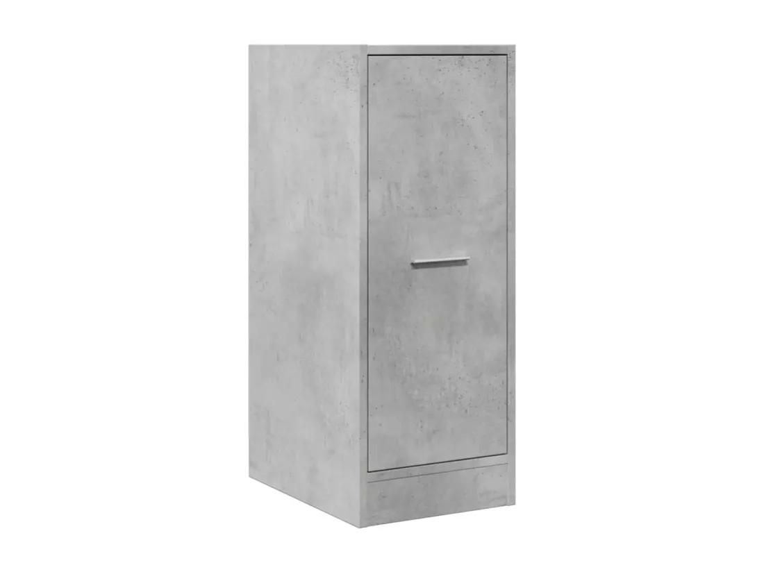 Armoire d'apothicaire gris béton 30x41x77,5cm bois d'ingénierie