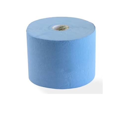 Bobine d'essuyage bleue Ecocompact 800 formats 18,2 x 19 cm Paredes Access