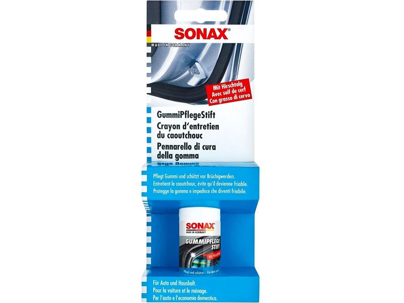 Sonax Pflegestift mit Hirschtalg, 20 g Gummipflege