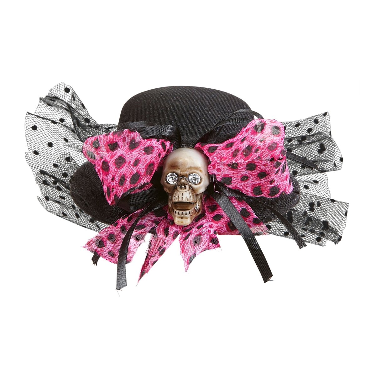 Halloween Hoed Schedel Met Strik