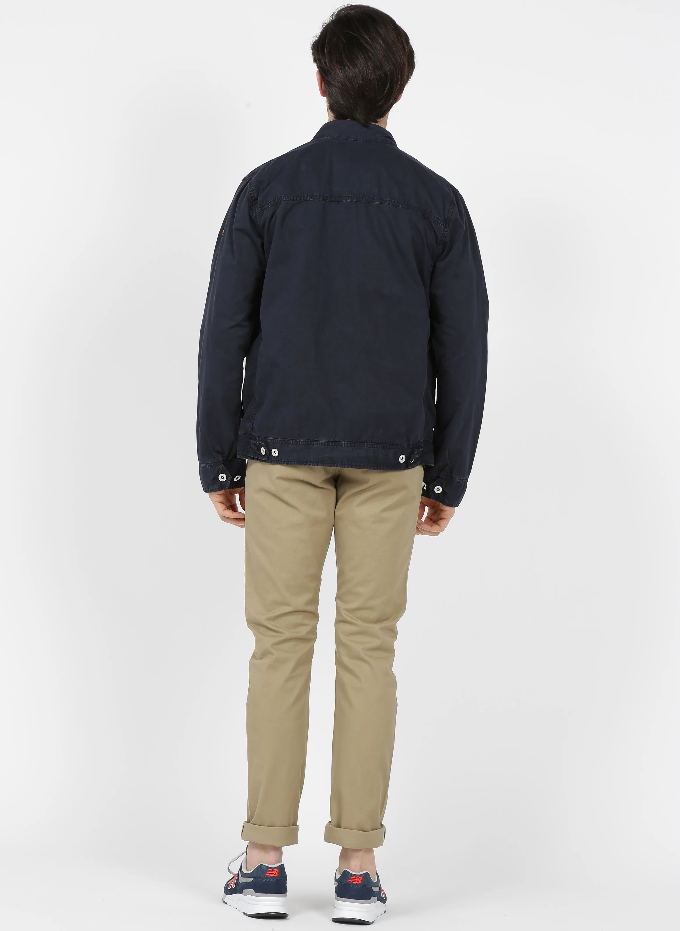 ALPHA ORIGINAL KHAKI SKINNY - Chino slim-fit en coton mélangé | Kaki