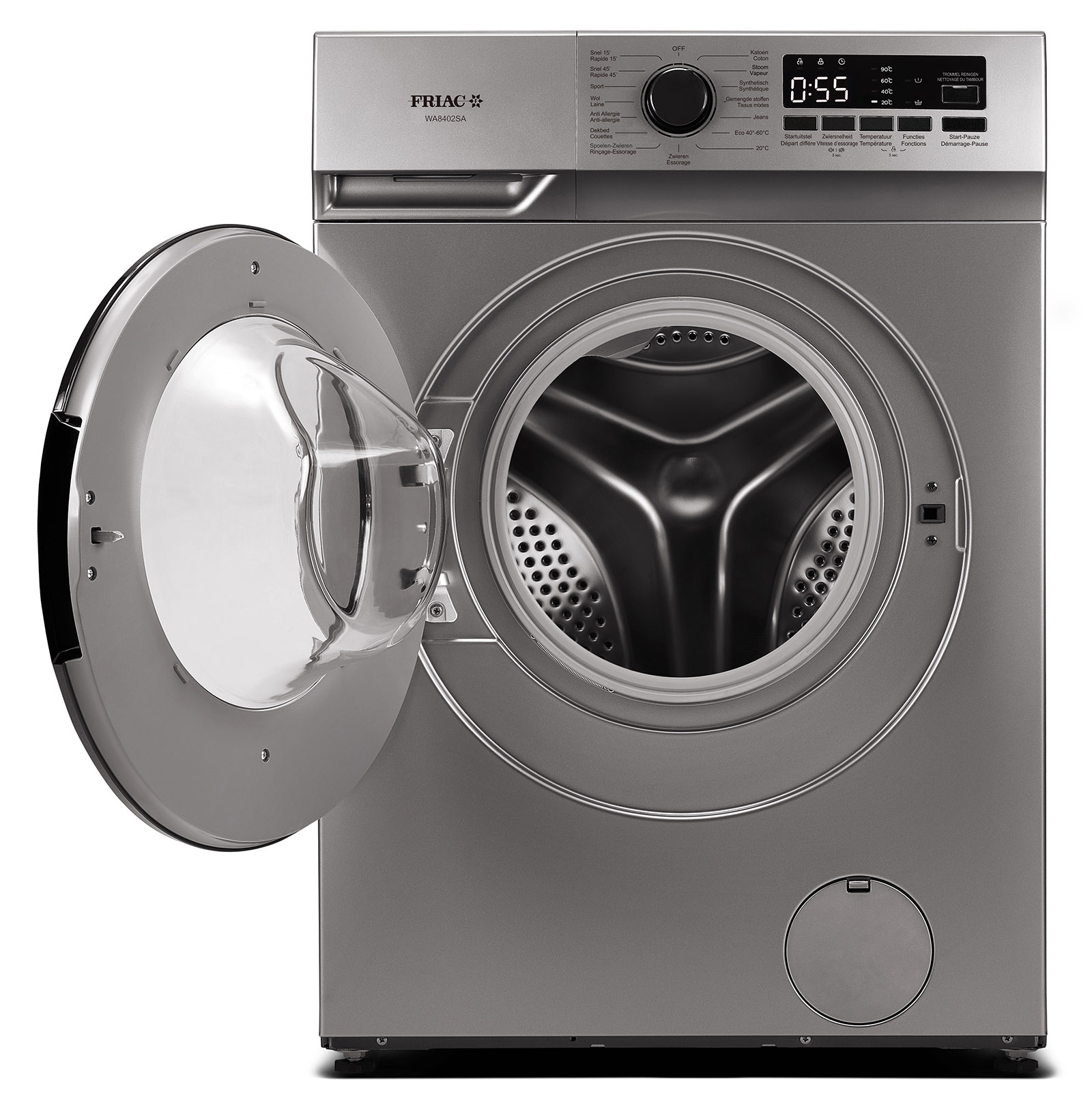 Friac wasmachine WA8402SA - 8 kg - 1400 T/min - Energieklasse A