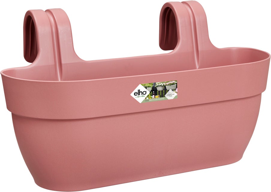 Elho balkonbak Vibia Campana Easy Hanger roze 46 x 24,1 x 26,5 cm