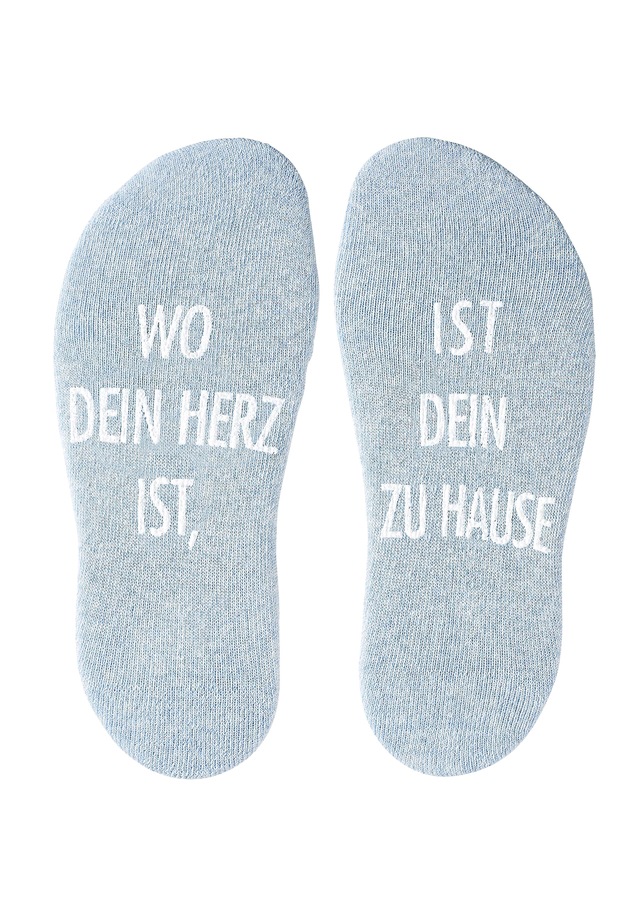 Arizona Kuschelsocken Packung, 3 Stk. tlg. mit Antirutsch in Form eines Spruches