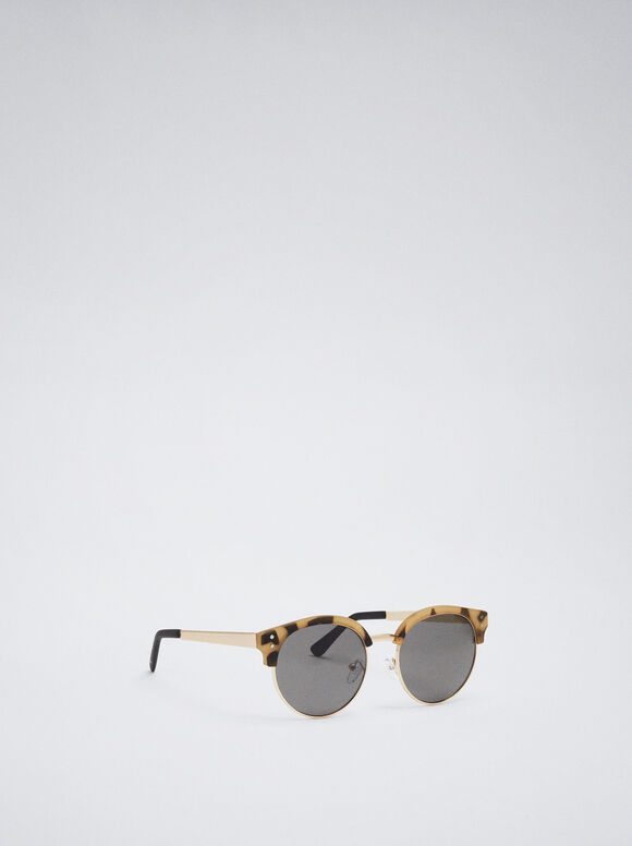 Gafas De Sol Redondas - Marrón
