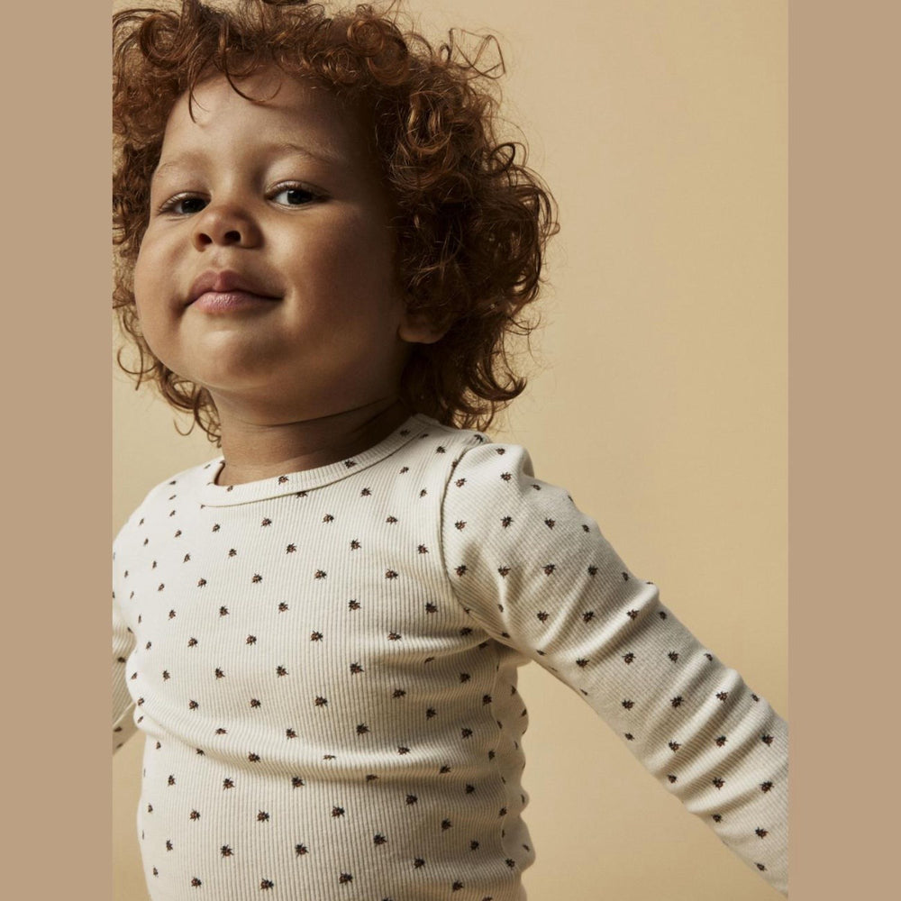 Køb Lil'Atelier Turtledove Ladybug Lago Kim Slim Bluse Noos