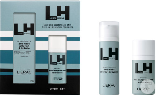 Lierac Coffret Homme Fête Des Pères Fluide Anti-Âge 50ml + Déodorant 50ml