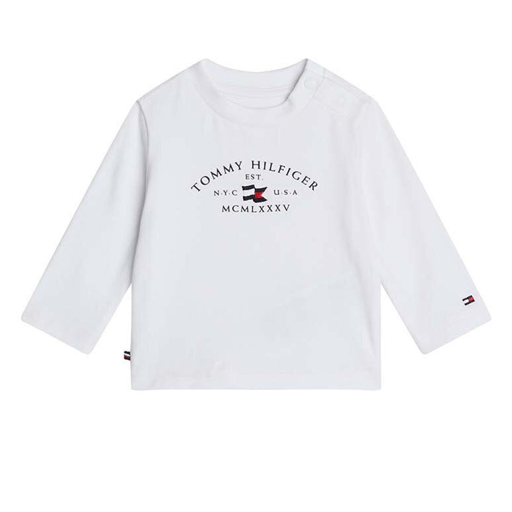 Tommy Hilfiger T-shirt Blanc Garçon Tommy Hilfiger NauticalYBS