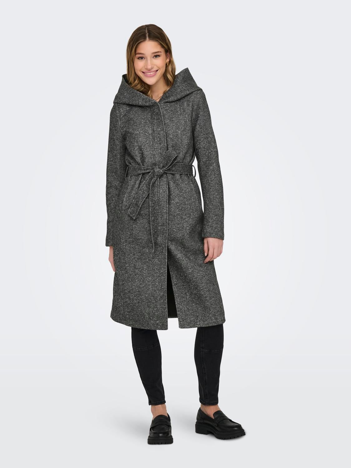 ONLSEDONA Mantel Dark Grey Melange