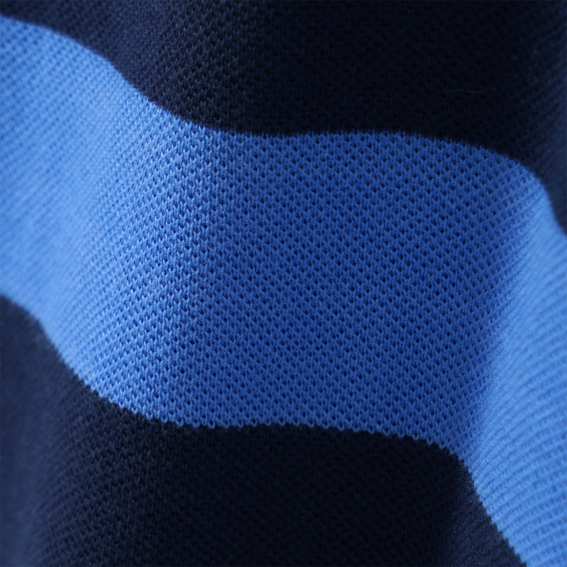 Topomini Baby Poloshirt mit Streifen blau / dunkelblau