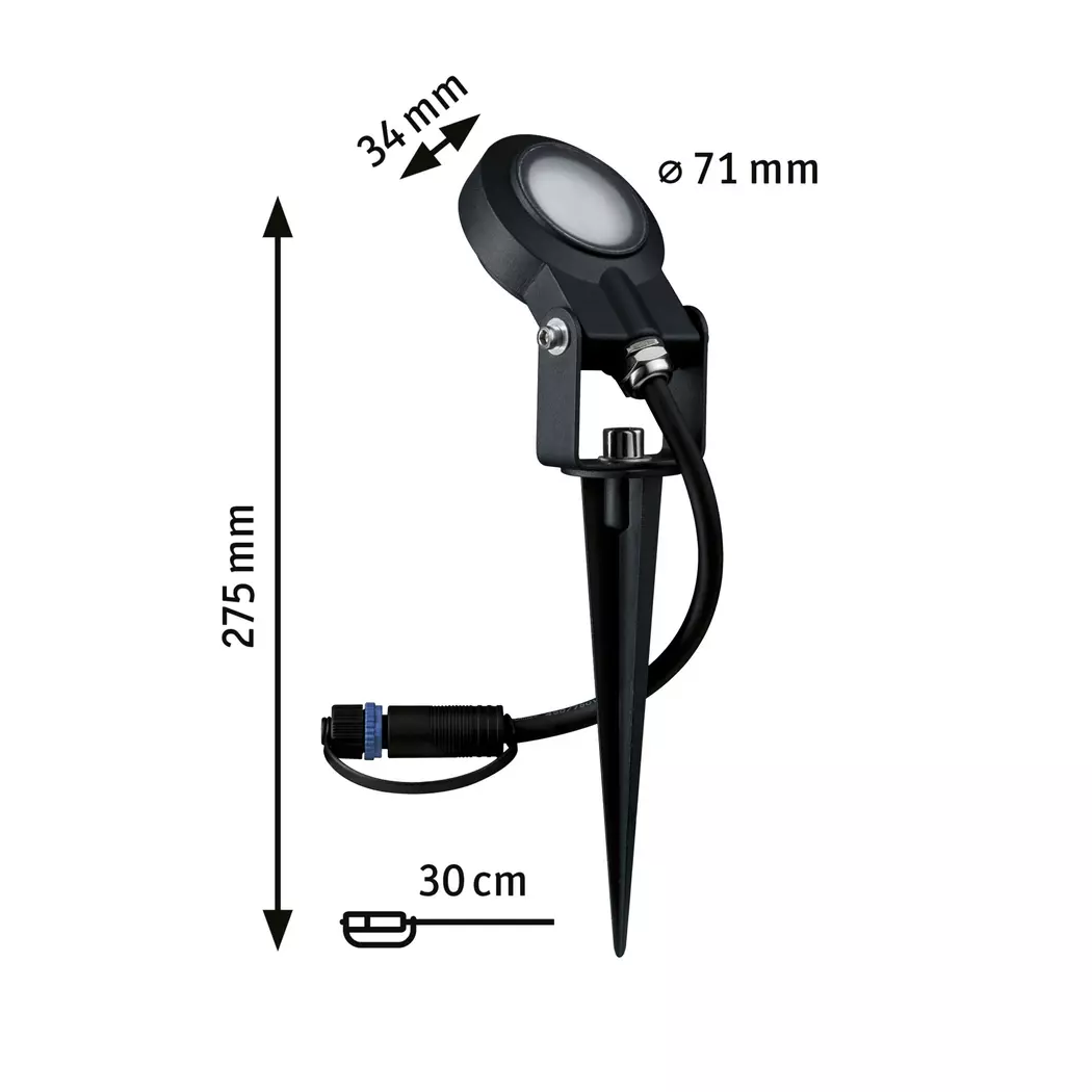 LED-Erdspieß Plug & Shine