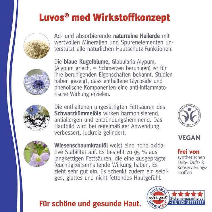 Luvos Naturkosmetik Med Wasch- und Duschlotion, 200 ml