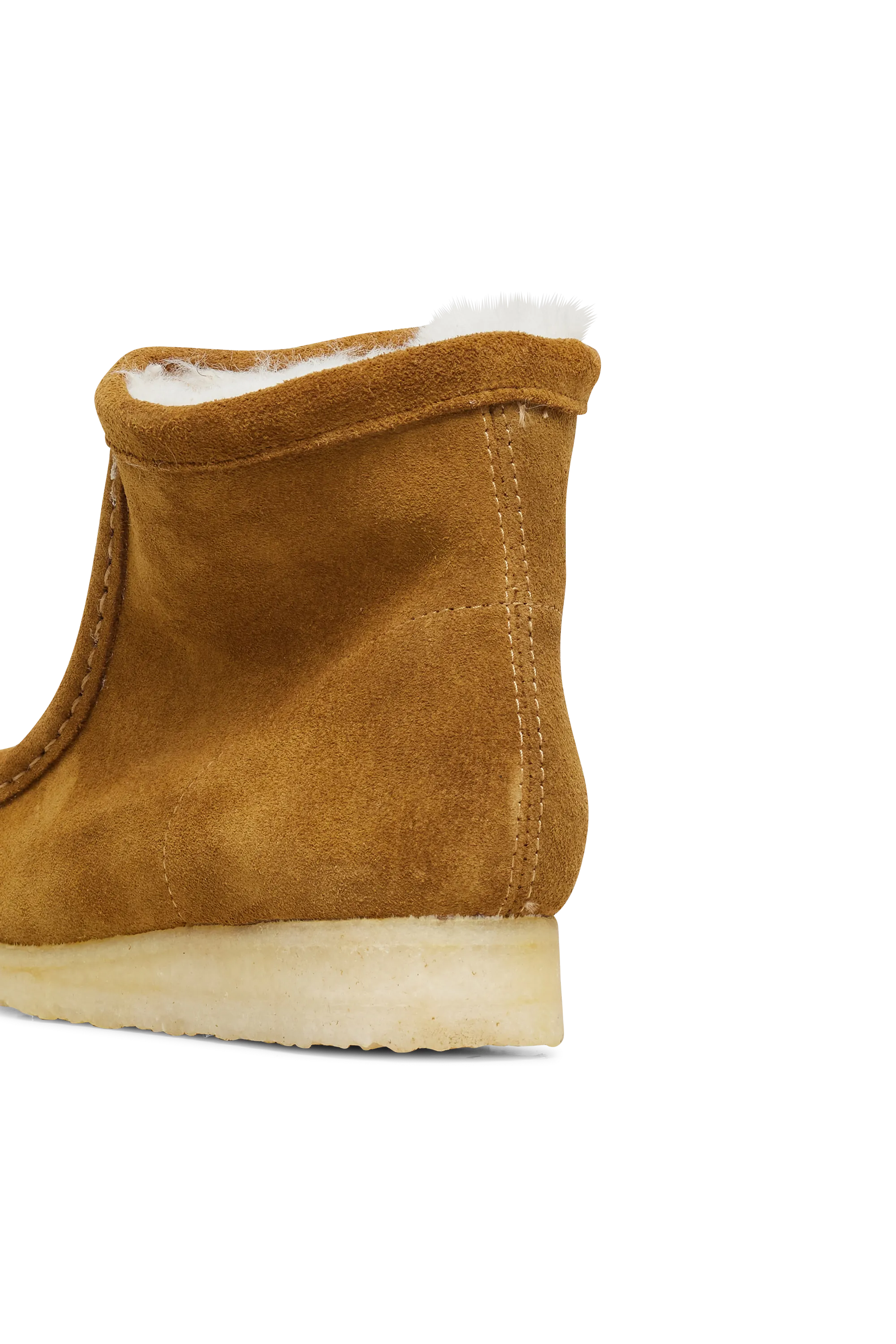 CLARKS ORIGINALS Bottines Wallabee Hi Beige