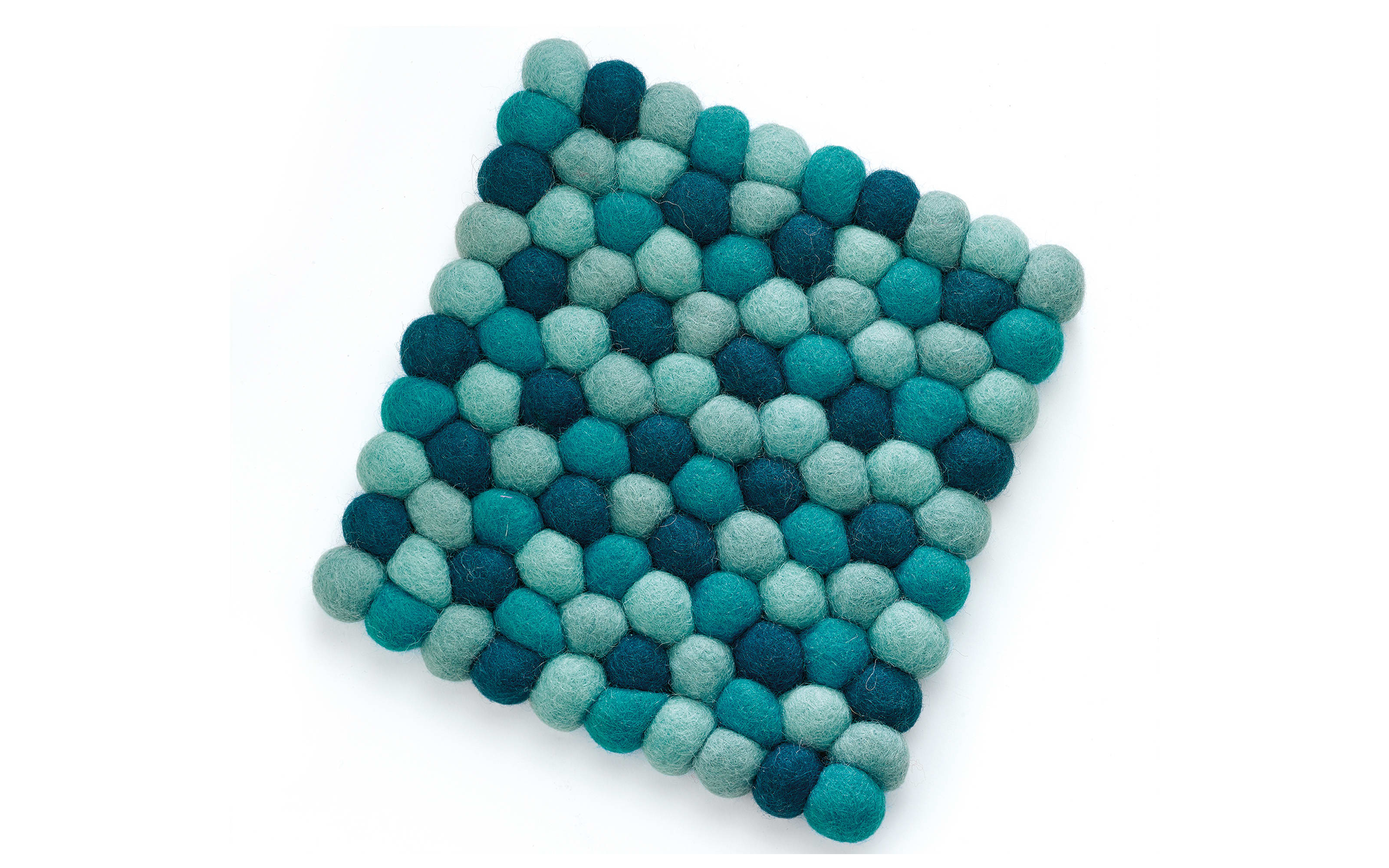 Untersetzer quadratisch in Azzurro, 21 cm