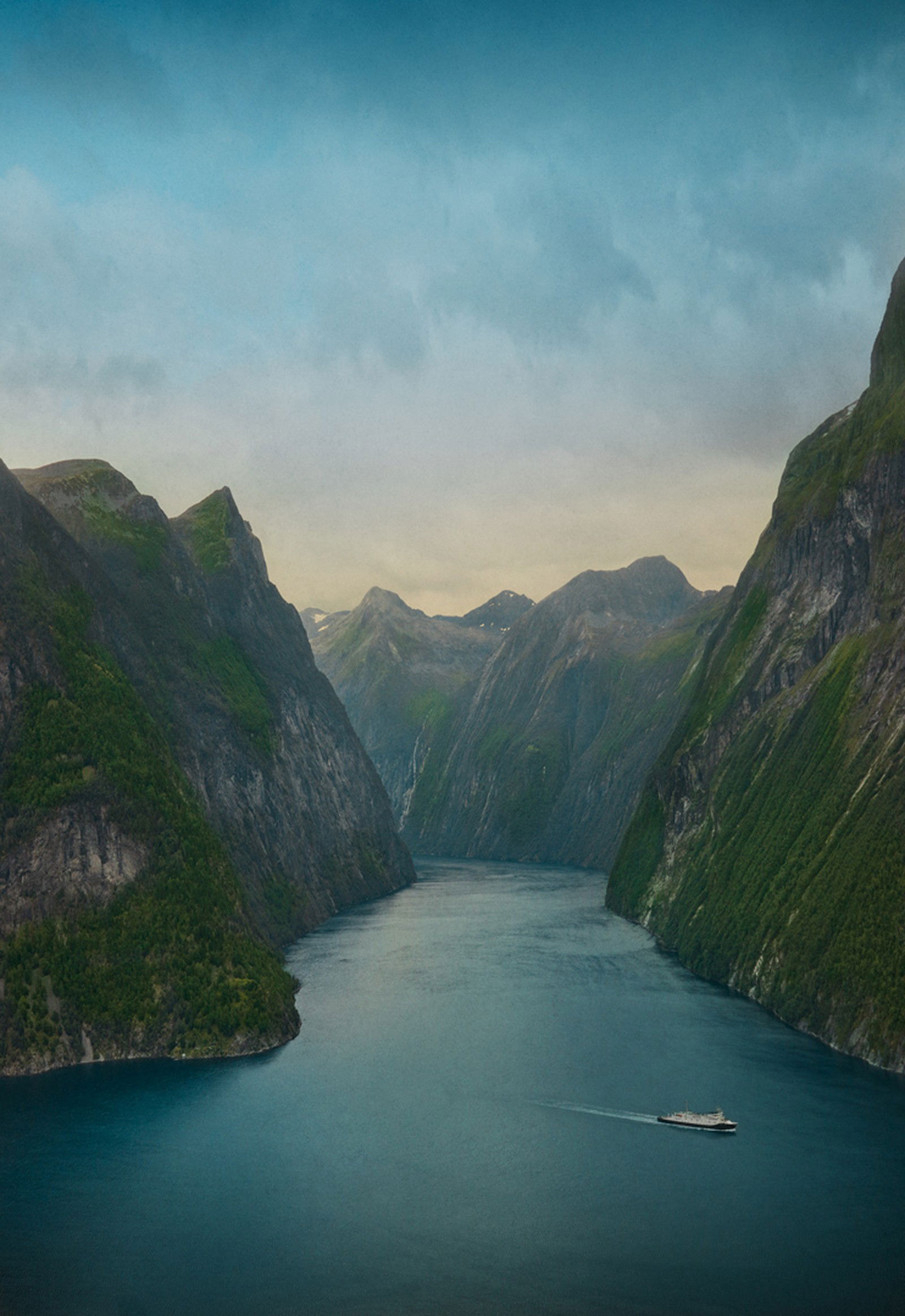 Floating World Fjord by Christian Schmidt - Limited Edition. Edition of: 150. Signed.