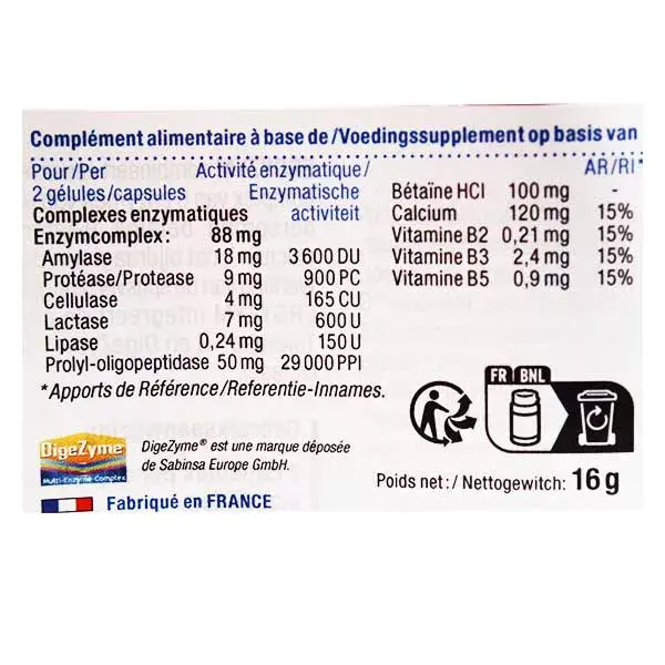 Nutergia Ergyzym 40 cápsulas